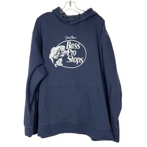 Bass Pro Shops Sweatshirt Hoodie Blue 2XL